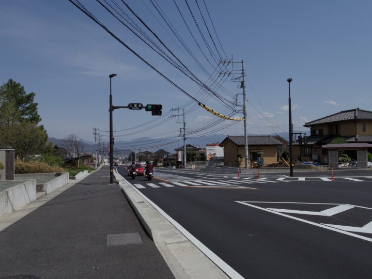 国道20号バイパス 自転車 長野